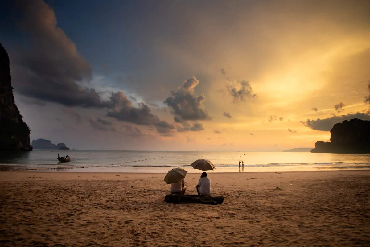 Sunrise Rituals on Ambalangoda Beach