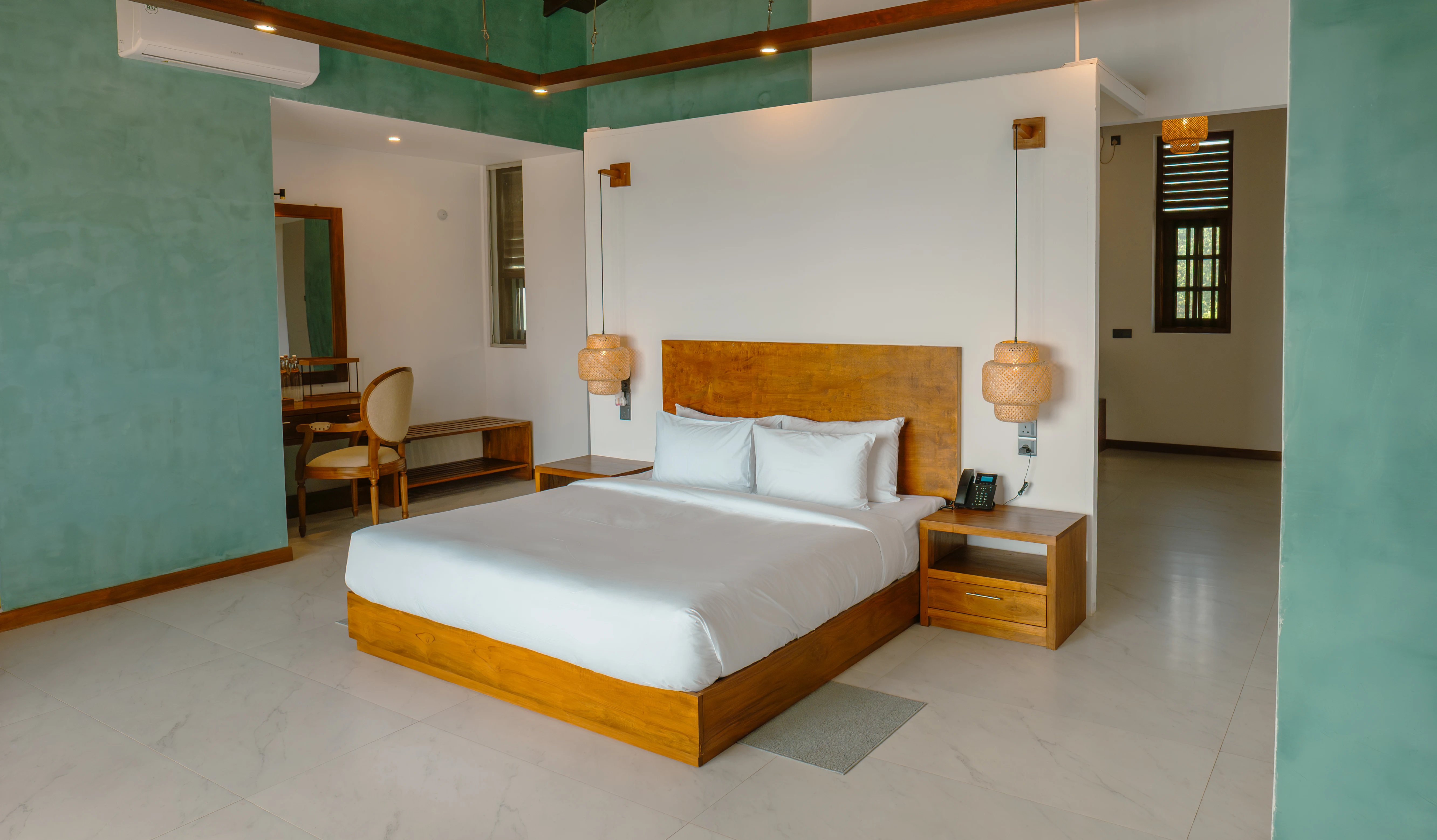 Double Room - Bed Detail